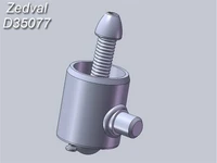 D35077  дополнения из смолы  Антенный ввод 71-ТК с бронировкой (Tанк-34)  (1:35) 2000002162599