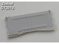 D72013  дополнения из смолы  Надмоторная плита для Танк-72  (1:72) 2000002164074