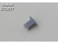 D72017  дополнения из смолы  Выпускной патрубок для Танк-72,90  (1:72) 2000002164111