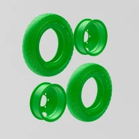 DMS-35128  дополнения из смолы  2 покрышки и 2 диска (клепаный и сварной) 34х7 ЯШЗ НКХП  (1:35) 2000002144298