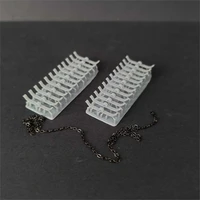 DMS-35235  дополнения из смолы  Грунтозацепы для грузовиков З&amp;С + цепь  (1:35) 2000002188889