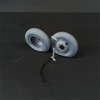 DMS-35239  дополнения из смолы  Колёса ЯШЗ 34x7 для З&amp;С (2шт. спущенные + насос)  (1:35) 2000002188926
