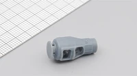DT35002  дополнения из смолы  Дульный тормоз для ИС-2, ИС-3, ИС-4  (1:35) 2000002186281