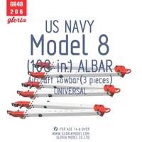 GR48206  дополнения из смолы  US Navy Model 8 (108 in.) ALBAR Aircraft Towbar (3шт)  (1:48) 2000002181477
