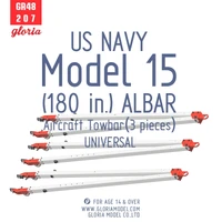 GR48207  дополнения из смолы  US Navy Model 15 (180 in.) ALBAR Aircraft Towbar (3шт)  (1:48) 2000002181484