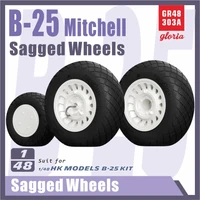 GR48303A  дополнения из смолы  B-25 Mitchell Sagged wheels (Type 1)  (1:48) 2000002168027