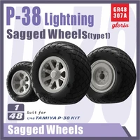 GR48307A  дополнения из смолы  P-38 Lightning Sagged wheels (Type 1)  (1:48) 2000002168072