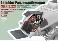 LM-35022  дополнения из смолы  Leichter Panzerspähwagen Sd.Kfz.221 engine compartment  (1:35) 2000002153856