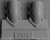 MC235012  дополнения из смолы  Armor cover of exhaust pipe for Танк-34  (1:35) 2000000082493