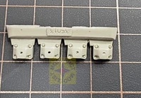 MC235013  дополнения из смолы  Крышки тоннелей подвески для ранних Танк-34  (1:35) 2000002157182