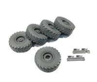 MC235014  дополнения из смолы  Колёса для К-4350 (Звезда), 4 колеса + запаска  (1:35) 2000000222059