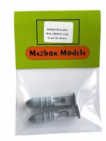 MM48308  дополнения из смолы  Бомбы ФАБ-500М43 (4шт)  (1:48) 2000002145295