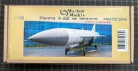 MM72349  дополнения из смолы  Ракета Х-22, Тележка и декали.  (1:72) 4723491609250