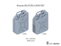 P35-263  дополнения из смолы  Russian 20L FUEL CANS SET  Универсальные  (1:35) 2000002155775
