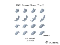 P35-277  дополнения из смолы  WWII German Clamps (Type 1) (Universal)  (1:35) 2000002181040