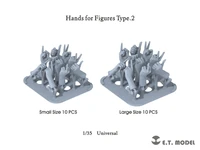 P35-326  дополнения из смолы  Hands For Figures Type 2 (Universal)  (1:35) 2000002181118