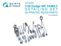 QT35027  дополнения из смолы  Деталировочный набор для семейства Dodge WC (Звезда)  (1:43) 2000002207818