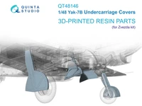 QT48146  дополнения из смолы  Щитки шасси Я-7Б (Звезда)  (1:48) 2000002207955