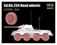 RM-2073  дополнения из смолы  Sd.Kfz.234 road wheels  (1:35) 4897062621757