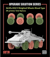 RM-2078  дополнения из смолы  Sd.Kfz.234/4 Weighted wheels Mixed Type  (1:35) 4897062621900