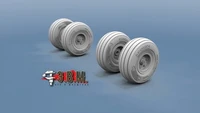 RS32001  дополнения из смолы  Транспортные колеса AH-1G  (1:32) 2000000231921