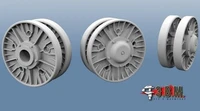 RS35008  дополнения из смолы  Опорные катки ИС-2 поздние  (1:35) 2000000195964
