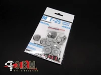 RS72006  дополнения из смолы  М&amp;Г-25 колеса шасси (тип-2)  (1:72) 2000000259284
