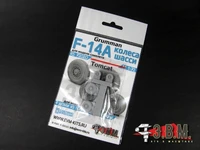 RS72020  дополнения из смолы  F-14A колеса шасси  (1:72) 2000002153962