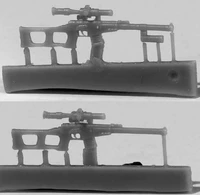 ZA35258  дополнения из смолы  Снайперская винтовка ВСС "Винторез", 6 шт.  (1:35) 2000000226859