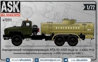 ASK72211  конверсионные наборы  Топливозаправщик АТЗ-10-4320 для модели Ур@л-4320  (1:72) 2000002148685
