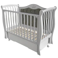 Кровать Антел LUIZA-333 с мягкой спинкой, маятник+колеса, автостенка, ящик 0193378909