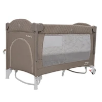Кровать-манеж Indigo BON-BON TOY c маятником, (2 уровня) 1648827970