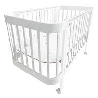 Кровать детская Indigo Italiano Baby продольный маятник на колесах 01962996975