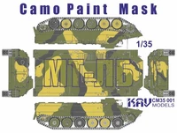KAV CM35 001  инструменты для работы с краской  Камуфляжная маска МТ-ЛБ (Трёхцветный)  (1:35) 2000002220350