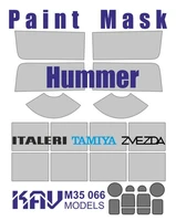 KAV M35 066  Маски окрасочные  Маска Hummer (Italeri, Tamiya, Звезда)  (1:35) 2000000174181