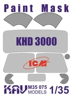 KAV M35 075  Маски окрасочные  Маска на остекление KHD-S/A3000 (ICM)  (1:35) 2000000174273