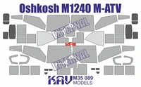 KAV M35 089  Маски окрасочные  Маска на остекление М1240 M-ATV (RFM)  (1:35) 2000000190174