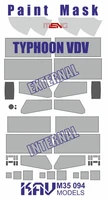 KAV M35 094  Маски окрасочные  Окрасочная маска Тайфун ВДВ К-4386 (Meng)  (1:35) 2000000174402