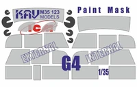KAV M35 123  Маски окрасочные  Окрасочная маска G4 (ICM)  (1:35) 2000000229263