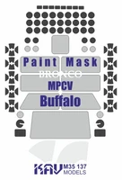 KAV M35 137  Маски окрасочные  Окрасочная маска на Buffalo MPCV (Bronco)  (1:35) 2000002056263