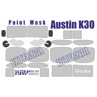 KAV M35 151  Маски окрасочные  Окрасочная маска на Austin K30 (Gecko)  (1:35) 2000002146216