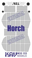 KAV M35 153  Маски окрасочные  Окрасочная маска на Horch (Italeri/Звезда)  (1:35) 2000002156901