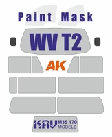 KAV M35 170  инструменты для работы с краской  Окрасочная маска на Volkswagen T2 (AK)  (1:35) 2000002200161