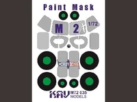 KAV M72 035  инструменты для работы с краской  Окрасочная маска M&amp;-2 (Hobby Boss)  (1:72) 2000000175263