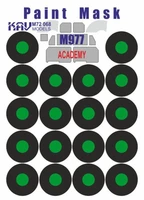 KAV M72 068  инструменты для работы с краской  Окрасочная маска M977 (Academy)  (1:72) 2000000259178