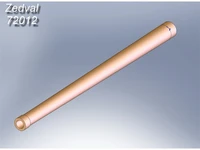 72012  металлические стволы  76 мм ствол пушки Ф-34  (1:72) 2000002162827