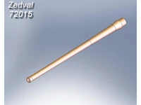 72015  металлические стволы  100 мм ствол Д-10  (1:72) 2000002162858