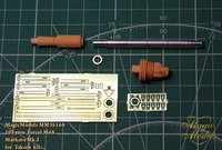 MM35168  стволы  металлические  105mm barrel M68 for Merkava Mk.I (TAKOM)  (1:35) 2000000088716