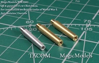 MM3582  стволы металлические  QF 6-pounder 6 cwt Hotchkiss. For  British tanks of WWI.  (1:35) 2000000097664