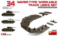 35207  траки наборные  Танк-34 WAFER-TYPE WORKABLE TRACK LINKS SET  (1:35) 4820183310590